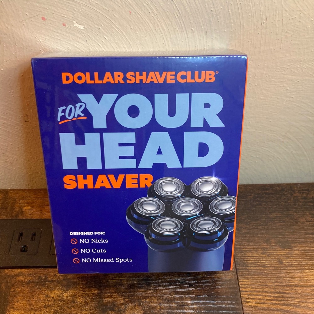 Dollar Shave Club For Your Head Shaver 7-Blade Rotary Electric Razor Waterproof
